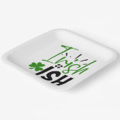Ich bin der irische St. Patrick's Day Pappteller (Gewinkelt)