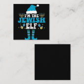 Ich bin der jüdische Elf Funny Hanukka Menorah Ges Mitteilungskarte (Vorne/Hinten)