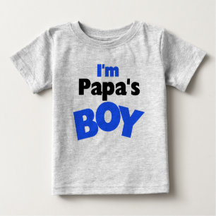 Ich bin der Junge des Papas Baby T-shirt