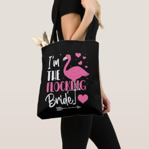 Ich bin der Junggeselinnen-Abschied der Bride Flam Tasche