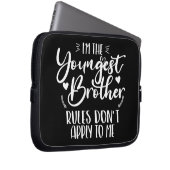 Ich bin der jüngste Bruder Sarcastic Bruder Cool Laptopschutzhülle (Vorne Rechts)