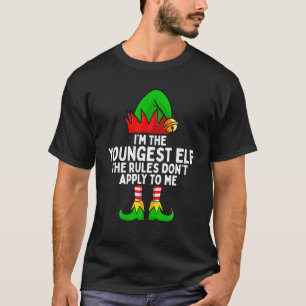 Ich bin der jüngste Elf, der das familiäre Weihnac T-Shirt