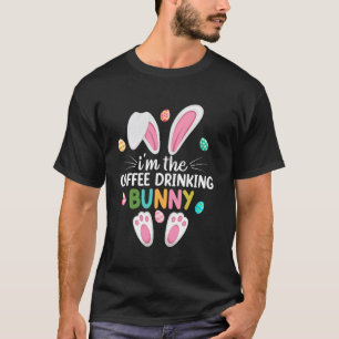 Ich bin der Kaffee trinkende Hase, passende Famili T-Shirt