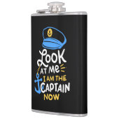 Ich bin der Kapitän, der jetzt Captain Gift bootet Flachmann (Links)