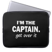 Ich bin der Kapitän. Erhalten Sie über ihm - Laptopschutzhülle (Vorderseite)
