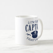 Ich bin der Kapitän Kaffeetasse (VorderseiteRechts)
