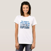 Ich bin der Kapitän T-Shirt (Vorne ganz)