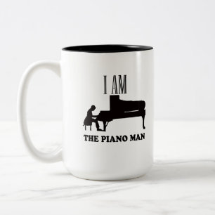 ICH BIN DER KLABAVIERMANN ZWEIFARBIGE TASSE