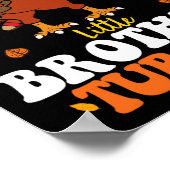 Ich bin der kleine Bruder Türkei Witzbruder Danke Poster (Ecke)