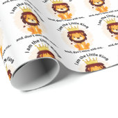 Ich bin der kleine König Geschenkpapier (Rolleneckpunkt)