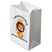 Ich bin der kleine König Mittlere Geschenktüte (Vorderseite Schrägansicht)