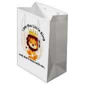 Ich bin der kleine König Mittlere Geschenktüte (Rückseite Schrägansicht)