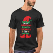 Ich bin der Koordinator des Weihnachtschaos, Elf X T-Shirt (Vorderseite)