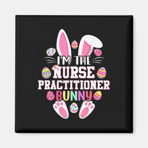 Ich bin der Krankenpfleger Bunny Happy Ostertag Magnet