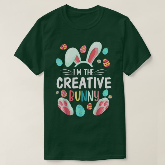 Ich bin der kreative Bunny Matching Family Osterte T-Shirt (Design vorne)