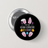 Ich bin der Kreditbearbeiter-Hase, lustiger Osterh Button (Vorne & Hinten)