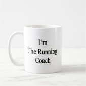 Ich bin der laufende Trainer Kaffeetasse (Links)