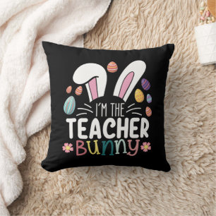 Ich bin der Lehrer Bunny Ostern Matching Kissen