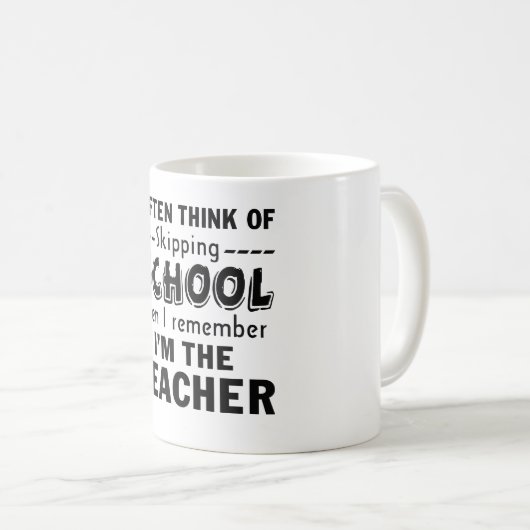 Ich bin der Lehrer Kaffeetasse (VorderseiteRechts)
