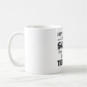 Ich bin der Lehrer Kaffeetasse (Links)