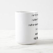 Ich bin der Lehrer! Kaffeetasse (Mittel)