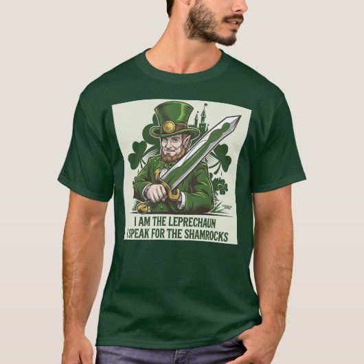 Ich bin der Leprechaun T-Shirt (Vorderseite)
