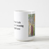 ICH BIN der Leuchtturm Becher mit Originalkunst Kaffeetasse (Mittel)
