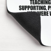 Ich bin der Liberale, den Sie ungefähr gewarnt Mousepad (Ecke)