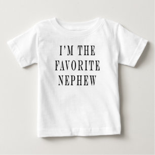 Ich bin der Lieblings-Nephew, ein lustiger Neffe, Baby T-shirt