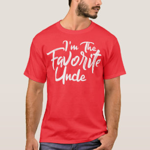 Ich bin der Lieblingsonkel weißer vintage Onkel Ge T-Shirt