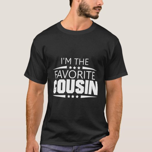 Ich bin der liebste Cousin T-Shirt (Vorderseite)