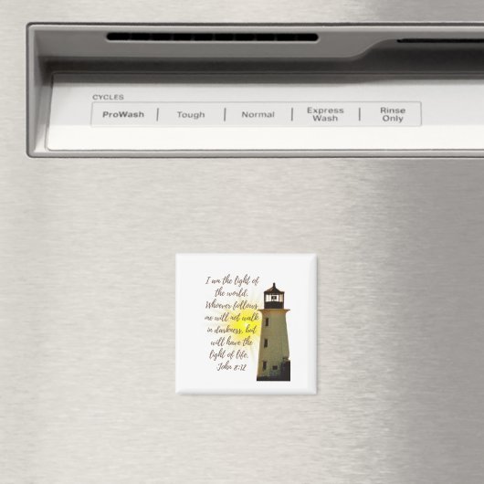 Ich bin der Light John 8:12 mit Light House Magnet (In Situ (Geschirrspüler))