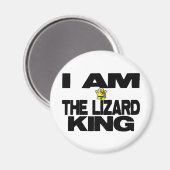 Ich bin der Lizard King Magnet (Vorderseite/Rückseite)
