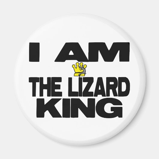 Ich bin der Lizard King Magnet (Vorne)