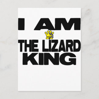 Ich bin der Lizard King Postkarte