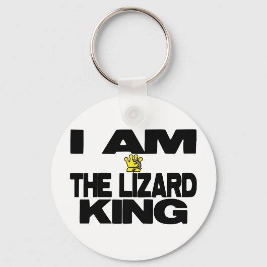 Ich bin der Lizard King Schlüsselanhänger (Vorderseite)
