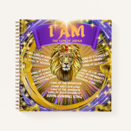 Ich bin der Löwe von Judah Spiral Notebook Notizblock