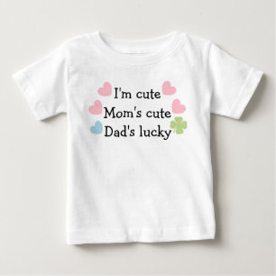 Ich bin, der Mama niedlich, die niedlich ist, des Baby T-shirt