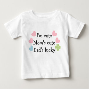 Ich bin, der Mama niedlich, die niedlich ist, des Baby T-shirt