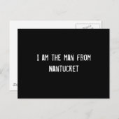 Ich bin der Mann aus Nantucket Postkarte (Vorne/Hinten)
