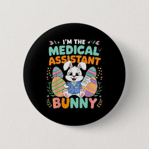 Ich bin der Medizinische Istant Bunny Oaster Fun Button