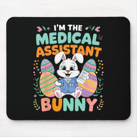 Ich bin der Medizinische Istant Bunny Oaster Fun Mousepad (Vorne)