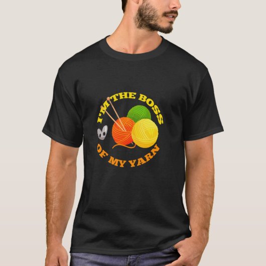ICH BIN DER...MEINES GARNES T-Shirt (Vorderseite)