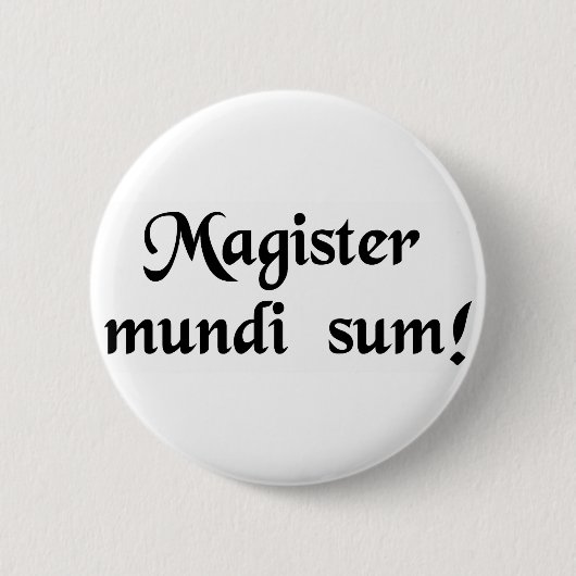 Ich bin der Meister des Universums! Button (Vorderseite)