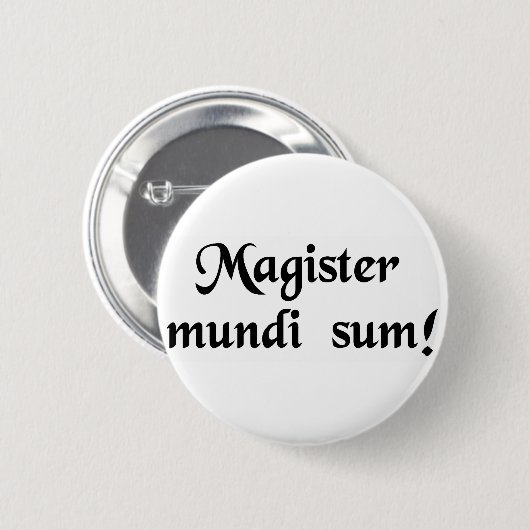 Ich bin der Meister des Universums! Button (Vorne & Hinten)