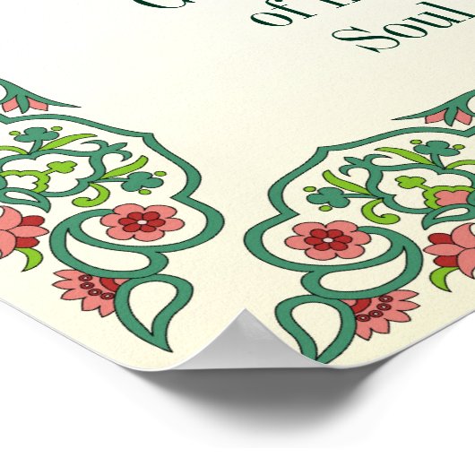 Ich bin der Meister meines Schicksals, ich bin der Poster (Ecke)