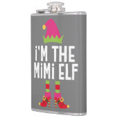 Ich bin der Mimi Elf, der Weihnachtskostüm gleicht Flachmann (Links)