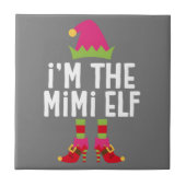Ich bin der Mimi Elf, der Weihnachtskostüm gleicht Fliese (Vorderseite)