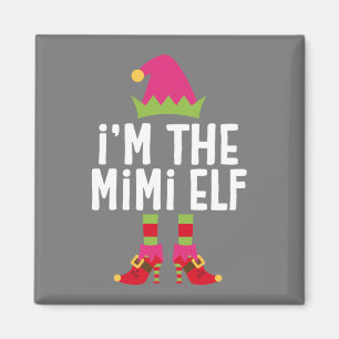 Ich bin der Mimi Elf, der Weihnachtskostüm gleicht Magnet