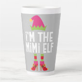 Ich bin der Mimi Elf, der Weihnachtskostüm gleicht Milchtasse (Vorderseite)